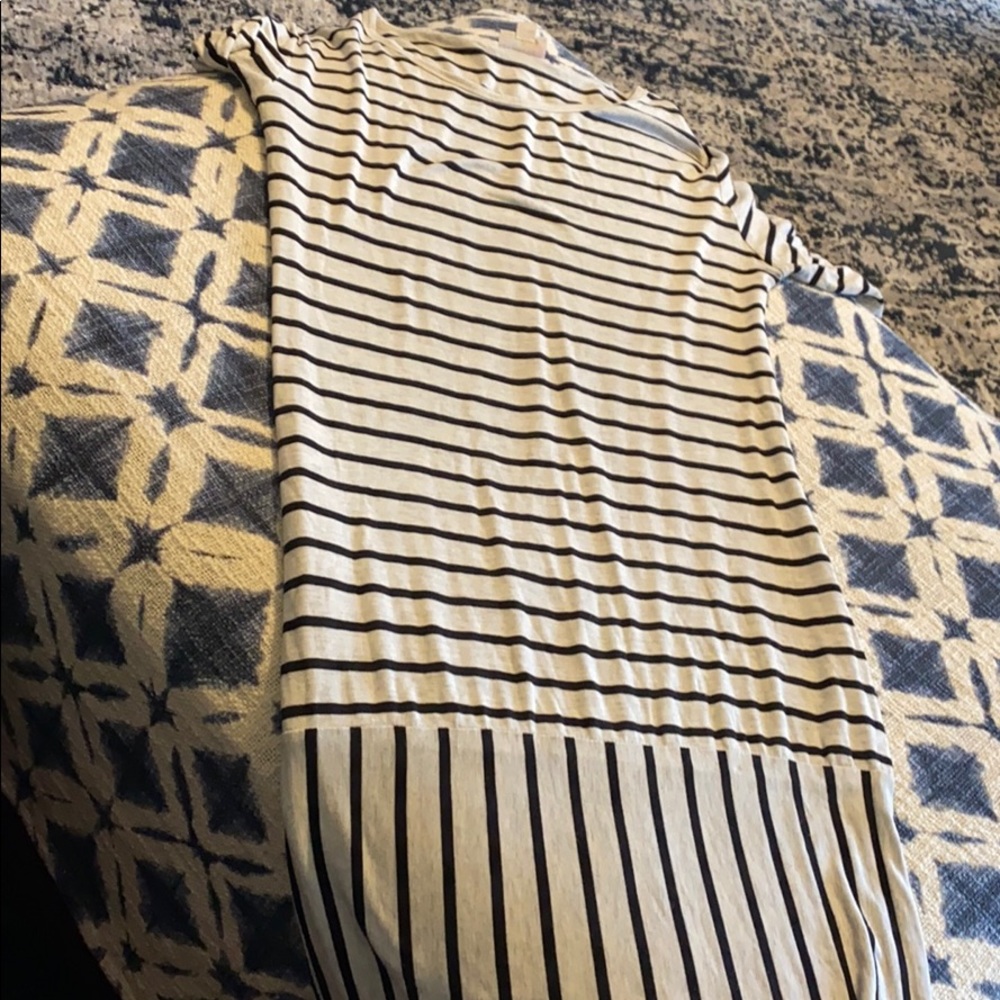 Lularoe Julia women’s dress size large striped
